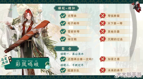 物华弥新角色攻略：彩凤鸣岐七弦琴养成指南与数据精算策略
