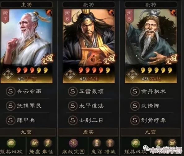 张角于吉华佗战法搭配：致命一击！最强阵容完美结合，无往不利