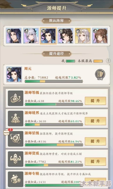 元尊手游全面指南：如何实现源师重生并提升战力策略