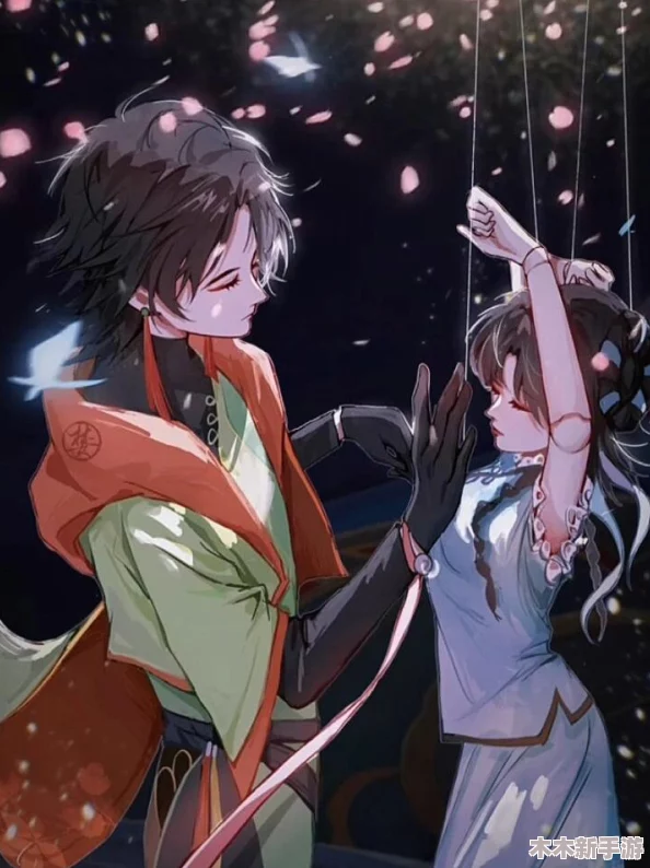 元歌和西施拔萝卜图片，古风唯美插画欣赏