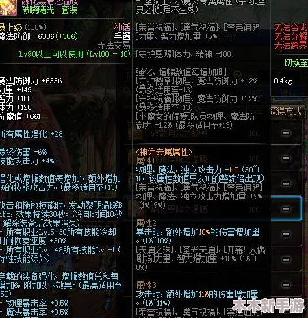 DNF各职业独立攻击力排行：揭秘哪些职业的独立属性更胜一筹
