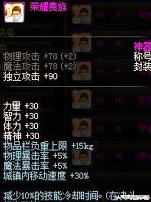 DNF至尊称号归属揭秘：哪个职业能完美驾驭这份荣耀与力量？
