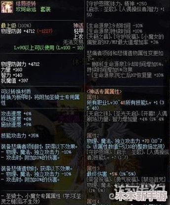 DNF游戏中逆转神话装备具体所指及背后故事探索
