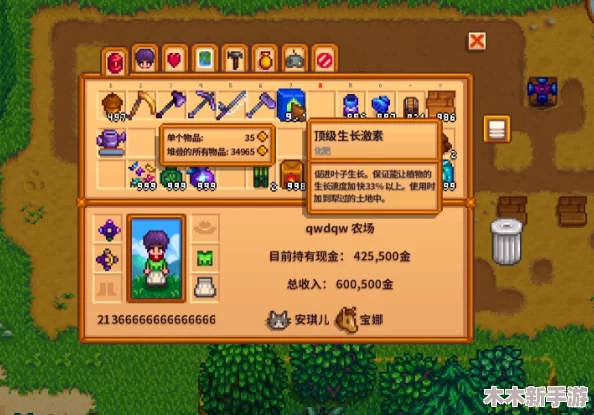 星露谷物语：全面指南解锁物品栏扩容高效策略