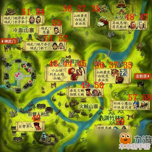 热血江湖中矿山资源具体分布在哪张地图探索