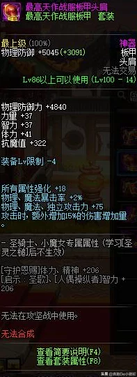 DNF游戏中骷髅图案左侧装备槽具体指的是哪一件神器