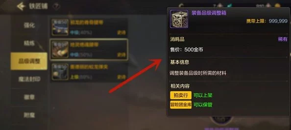 DNF手游：全面指南——装备品级调整箱的正确使用方法与技巧