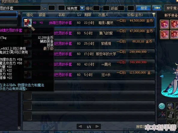 《地下城与勇士》游戏术语解析：左右槽具体指的是哪些装备部位？