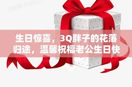 老婆生日3q惊喜：用心准备的特别时刻，让她感受到爱的温暖与甜蜜，创造难忘的回忆