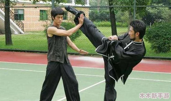 けんじゃたいむ申鹤腿法娴熟，展现了武术中的高超技艺与深厚内涵，让人领略到传统文化的魅力与力量
