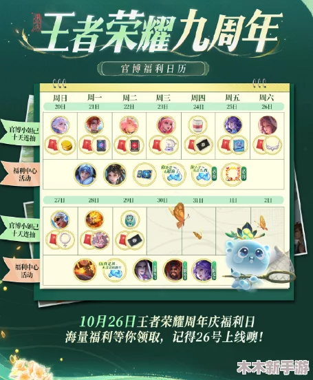 王者荣耀九周年庆典盛启：限定皮肤返场、新活动揭秘与海量福利大放送！