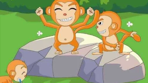 男生女生一起努力生猴子不盖被子动漫，团结就是力量