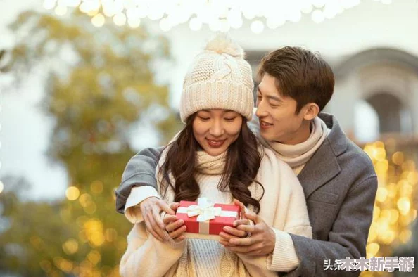 男生把坤放在女生定眼里，感受纯真友谊与无限可能的美好瞬间